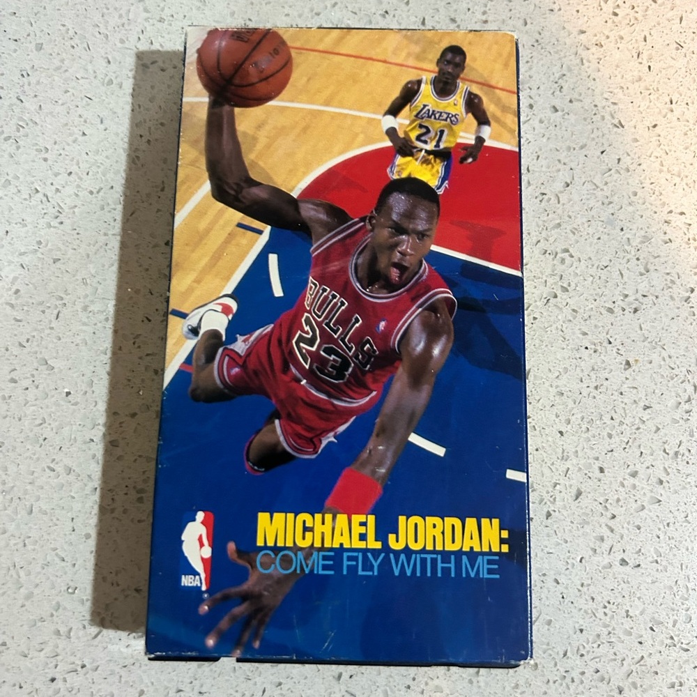 NBA Michael Jordan VHS - Red and Blue